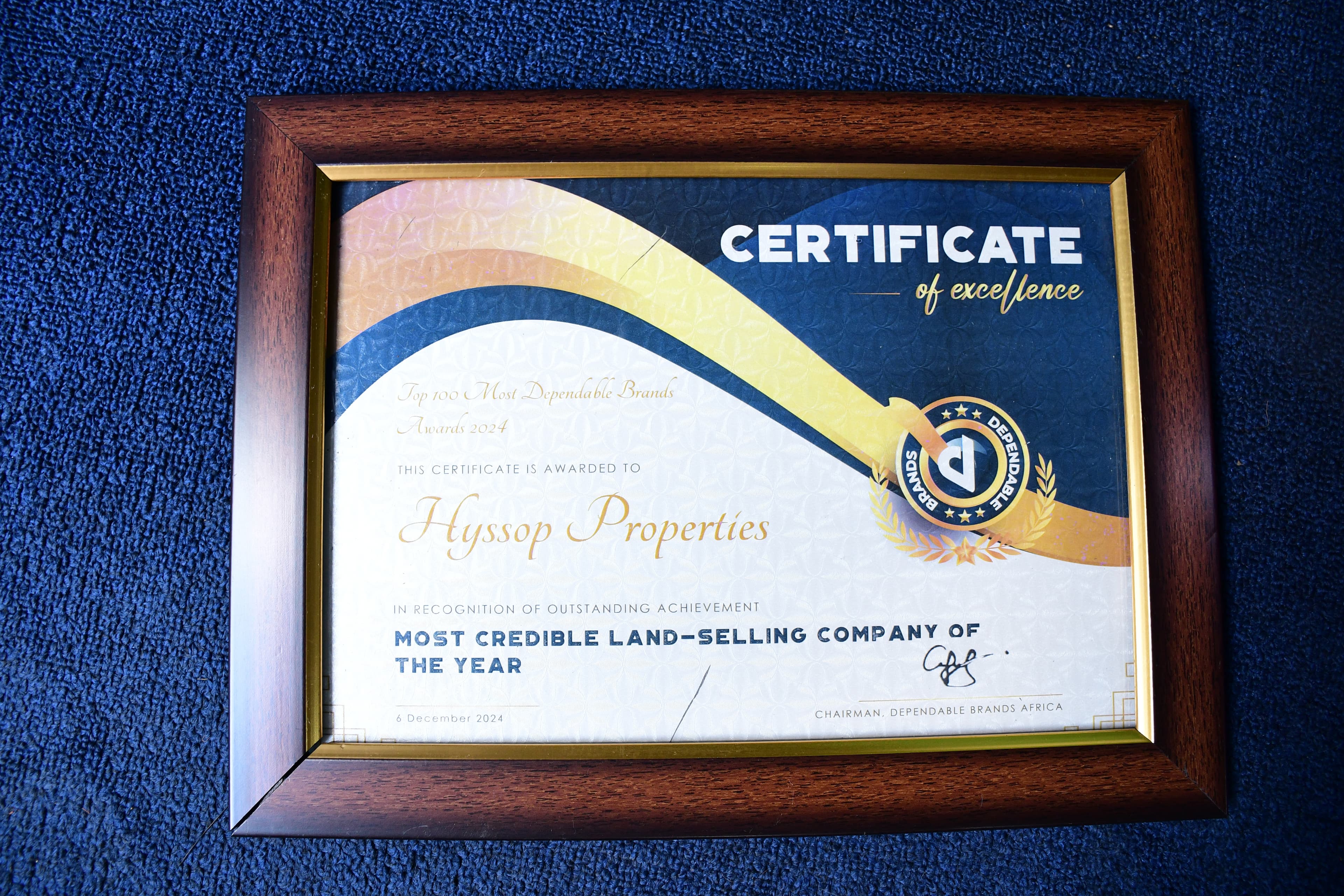 Most Credible Land-Selling Company of the Year (2024)