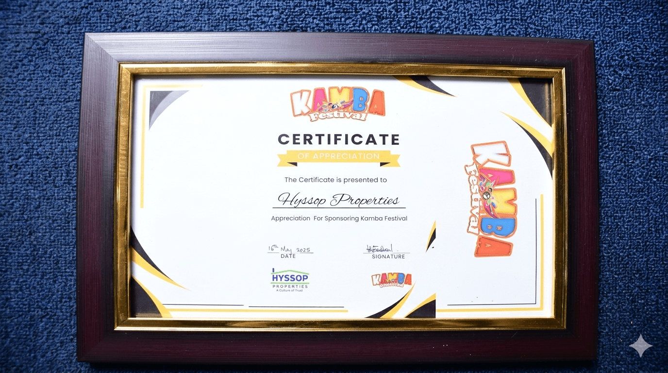 Kamba Festival Sponsorship Recognition (2025)