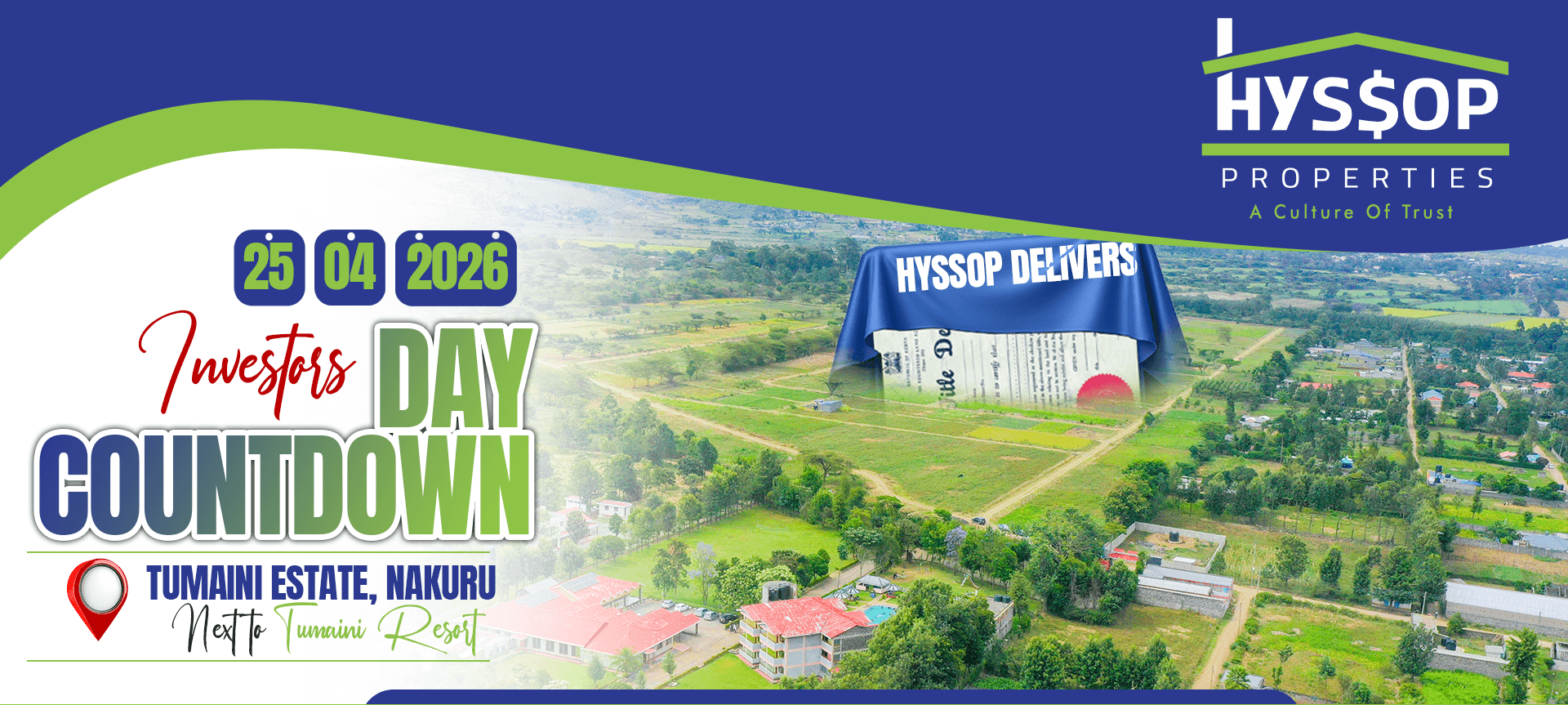 Hyssop title deed ceremony