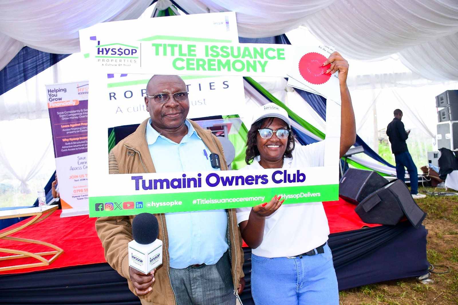 Hyssop Properties title deed event moment 1