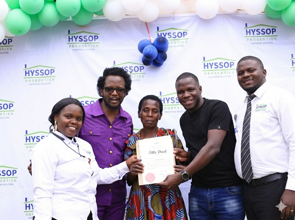 Hyssop Properties title deed client 12