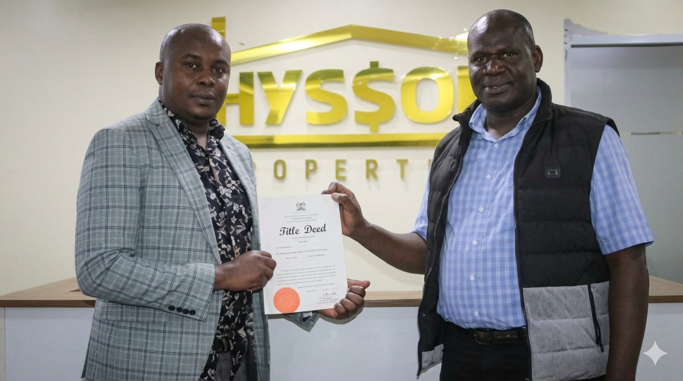 Hyssop Properties title deed client 14