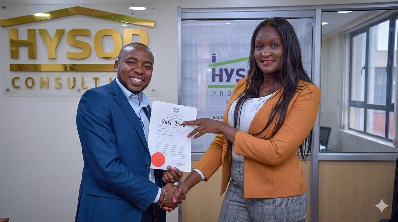 Hyssop Properties title deed client 16