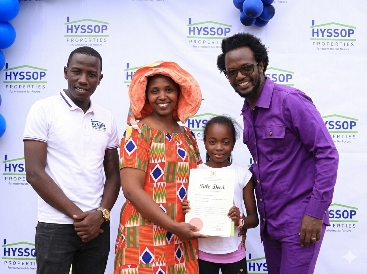 Hyssop Properties title deed client 9